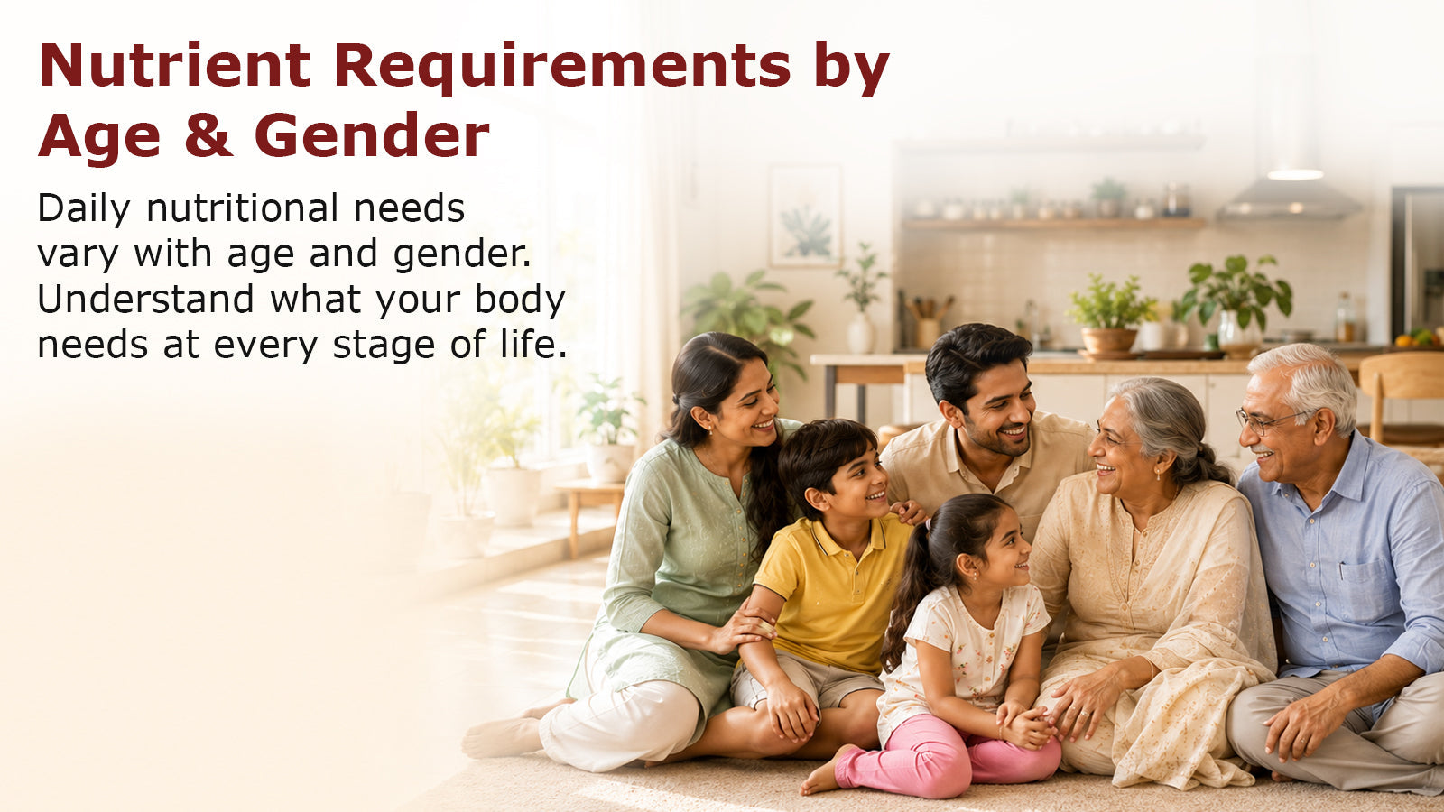 Nutrient Requirement by Age & Gender