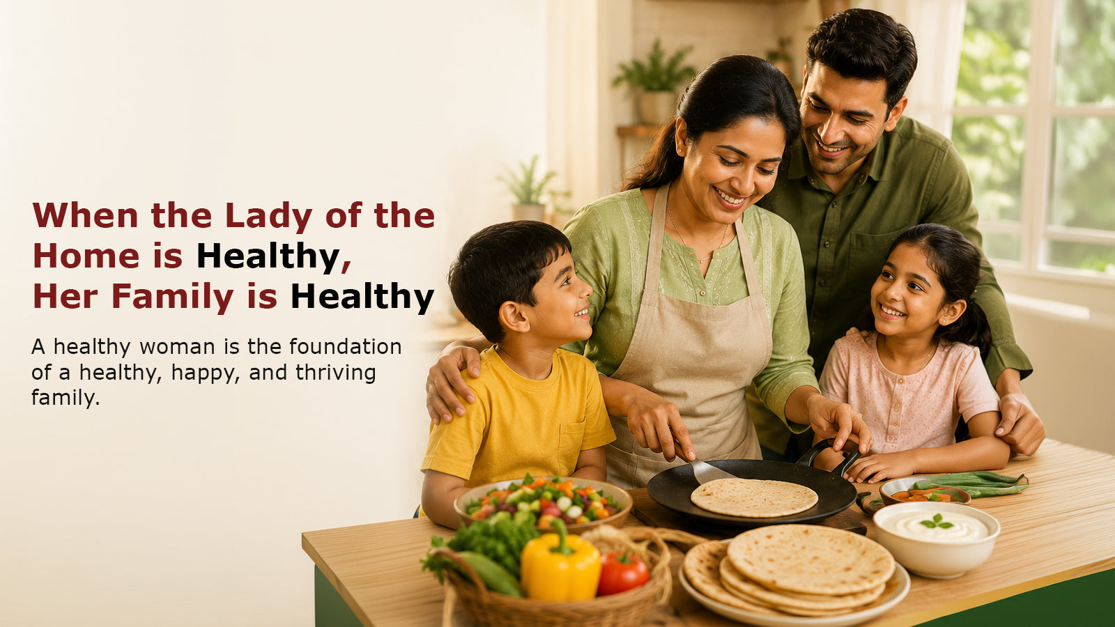 When the Lady of the Home is Healthy, Her Family is Healthy