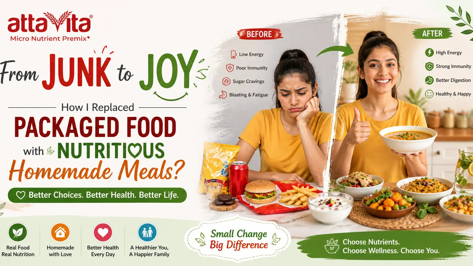 From Junk to Joy: Homemade Nutrition Guide